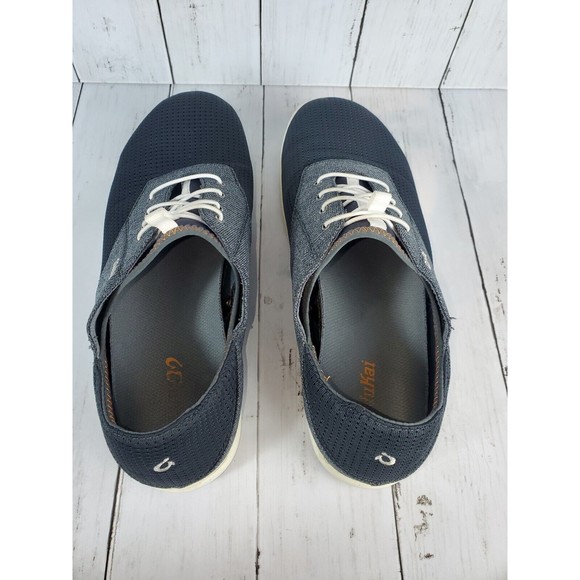 OluKai Men\'s Nohea Moku Sneaker Size 12 Grey Shoes Comfy GUC 10283-6C6C